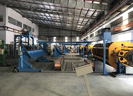 Installing 61-thread twisting machine system at Cadivi Tan Phu Trung Factory
